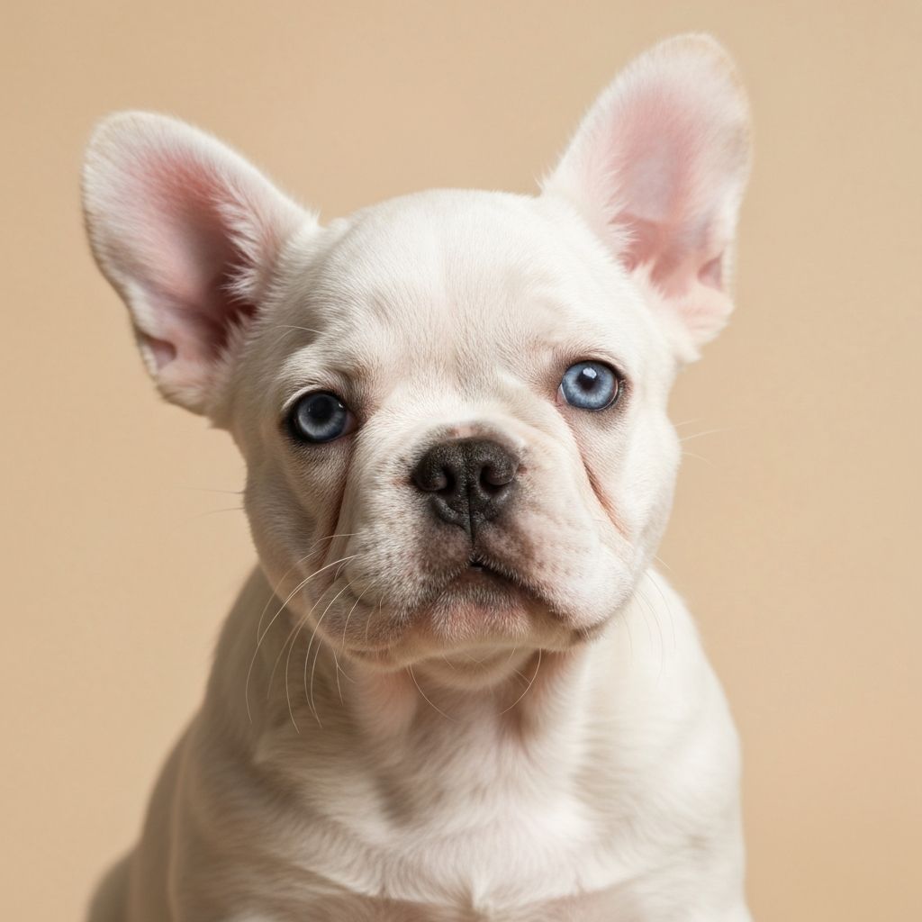 Ghost - Platinum Fluffy French Bulldog